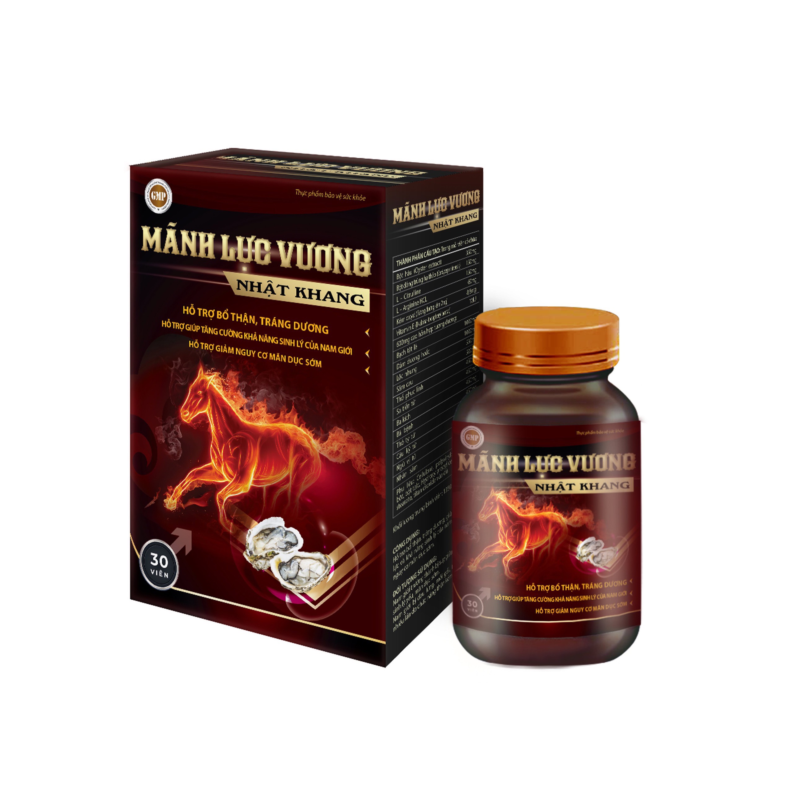 MÃNH LỰC VƯƠNG NHẬT KHANG (Hộp 1 lọ x 30 viên)